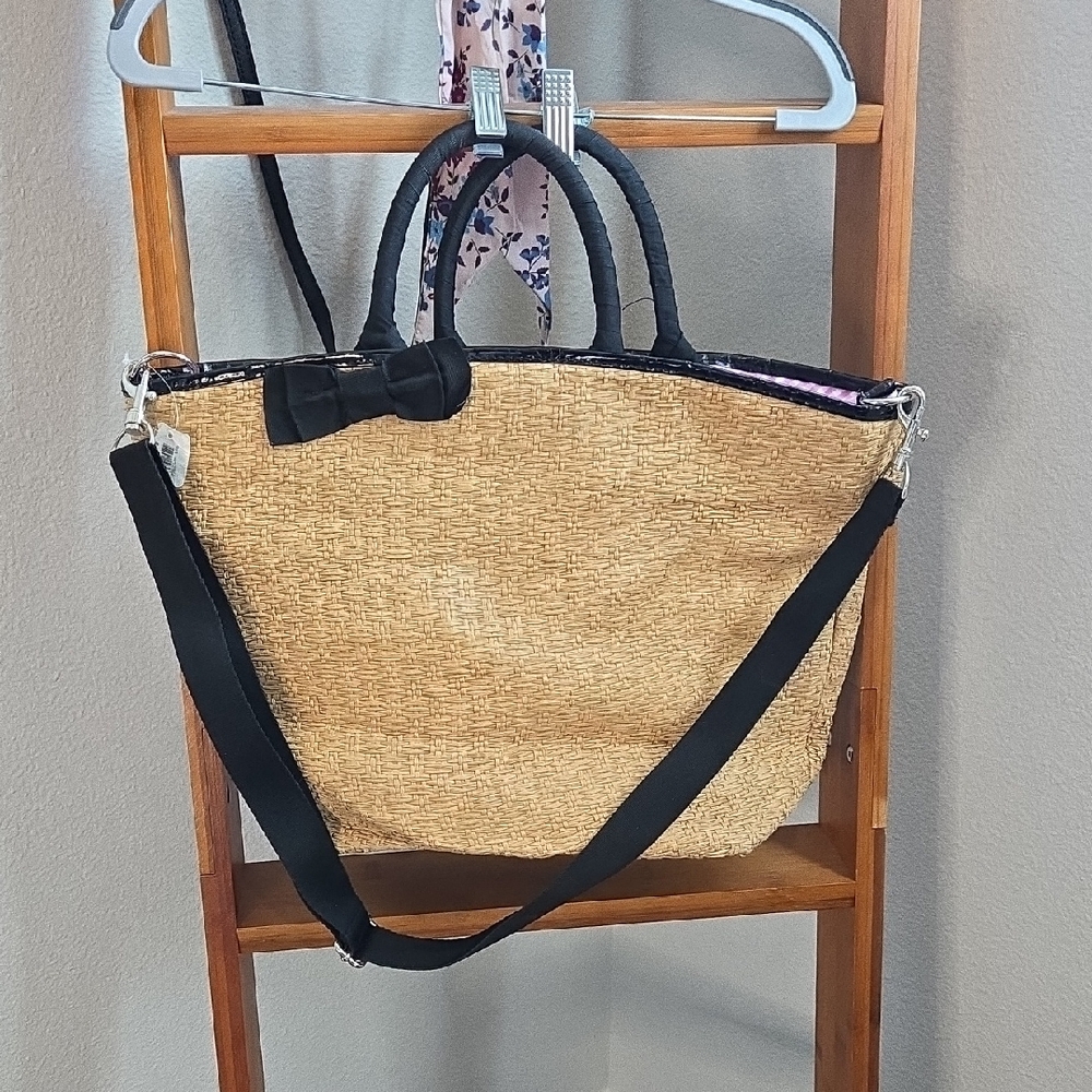 Bath & Bodyworks Stylish Raffia Beach Bag
